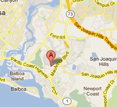 Map For Cash for Gold Newport Beach